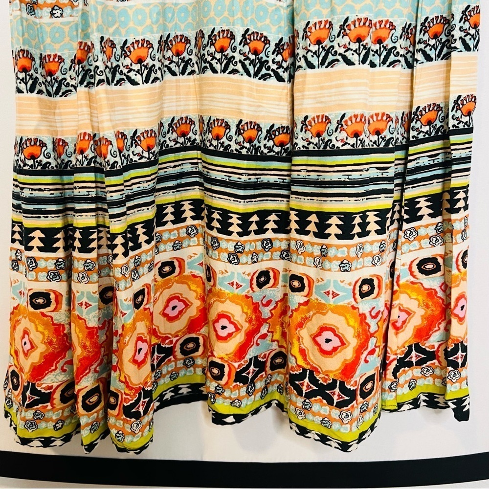 Biba Floral Bohemian-Print Boho Print Sleeveless Maxi Dress. Size Small. - Picture 7 of 14